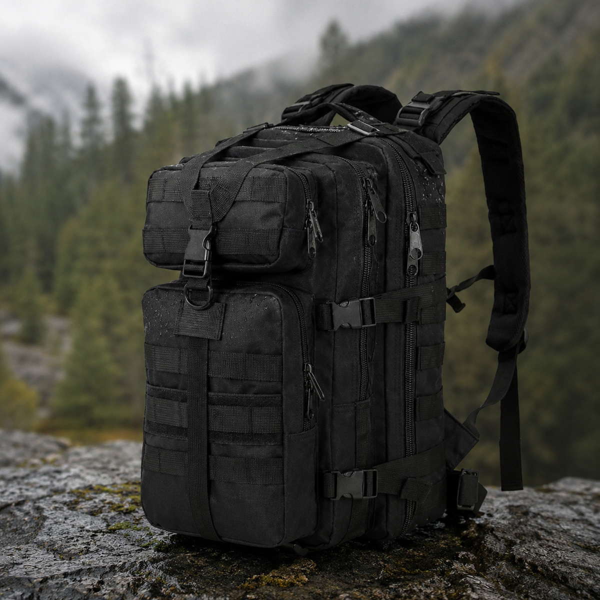 Sac à Dos Imperméable Homme Femme 35L Randonnée Ultra Résistant