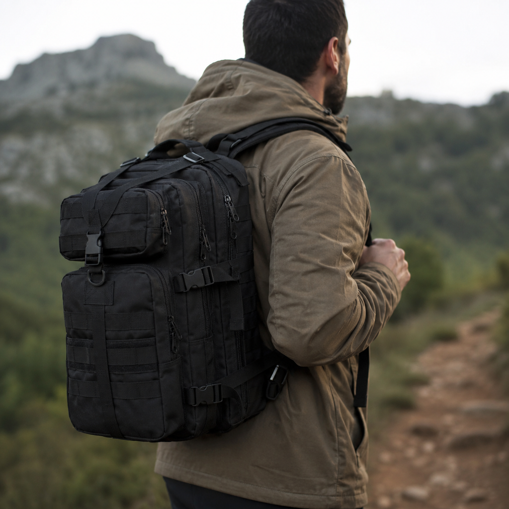Sac à Dos Imperméable Homme Femme 35L Randonnée Ultra Résistant
