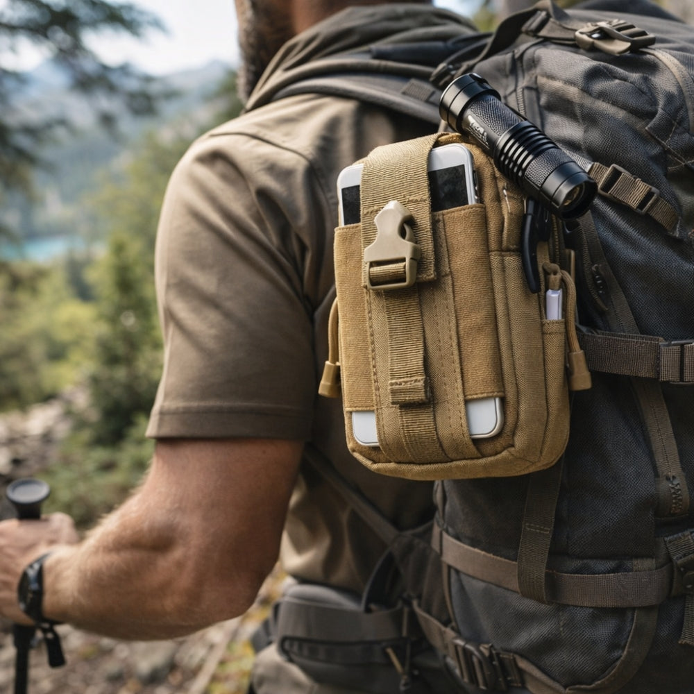 Sacoche Militaire à ceinture - Randonnée - Trekking