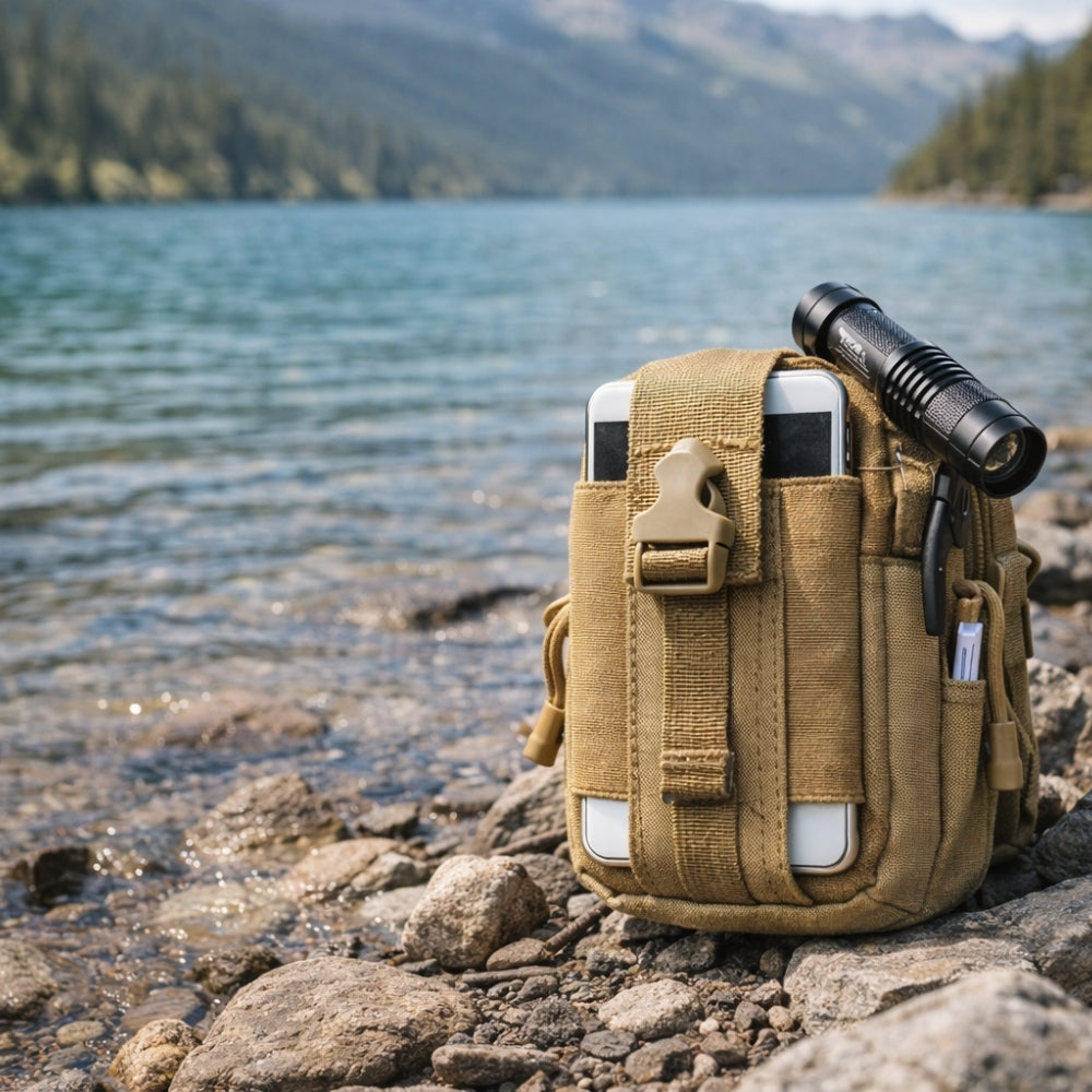 Sacoche Militaire à ceinture - Randonnée - Trekking