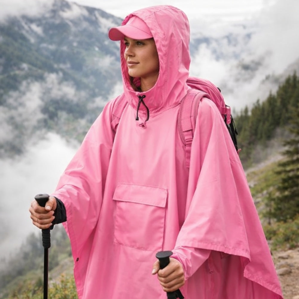 Poncho de pluie - Trekking - Randonnée - Vélo - VTT