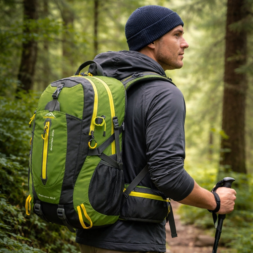 Sac à Dos Imperméable Femme Homme 40L - Randonnée