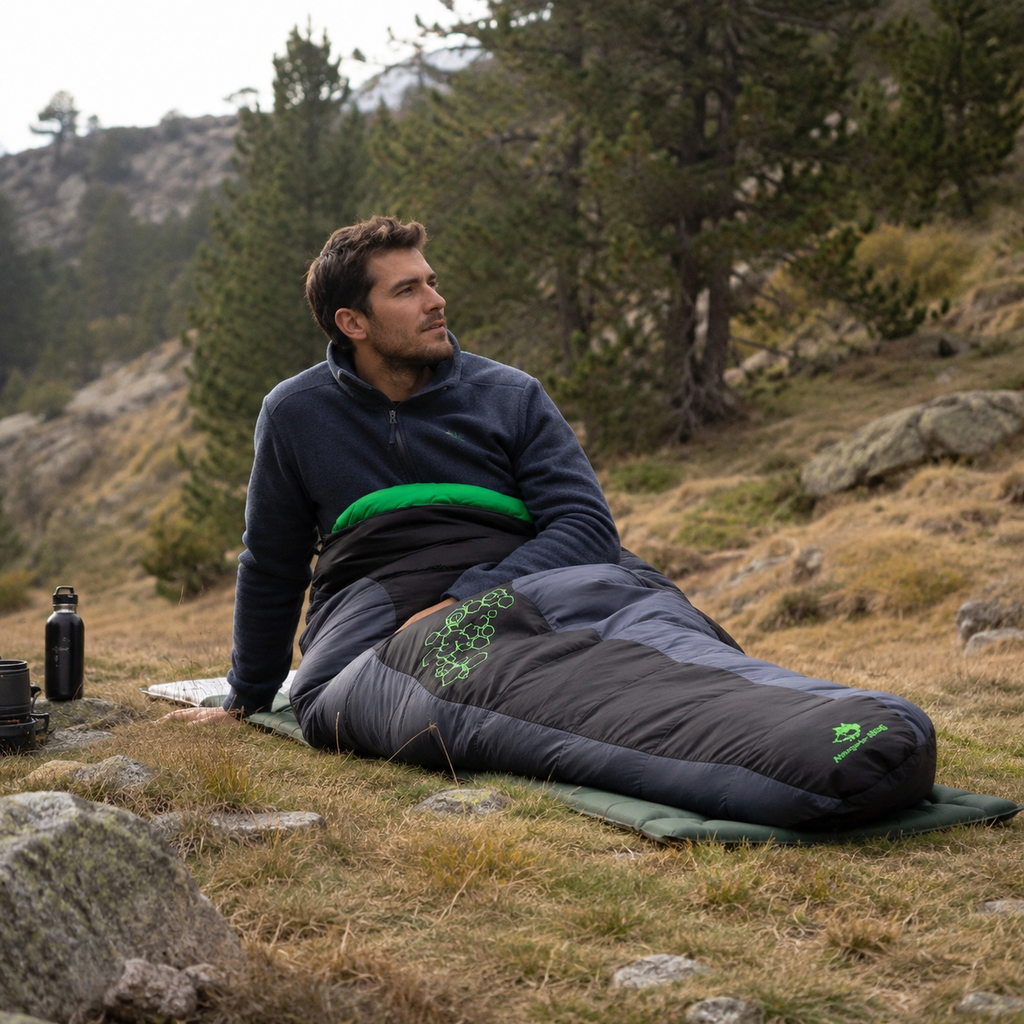 Sac de couchage Grand froid -15° Duvet Trekking - Montagne Hiver