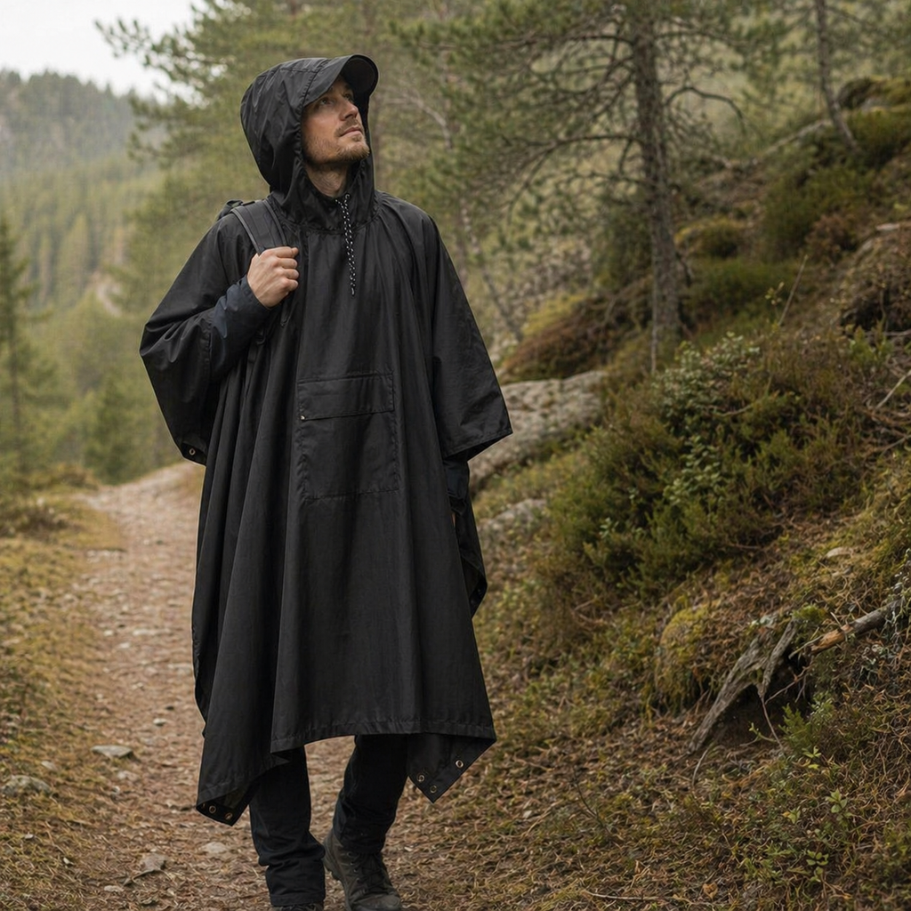Poncho de pluie - Trekking - Randonnée - Vélo - VTT