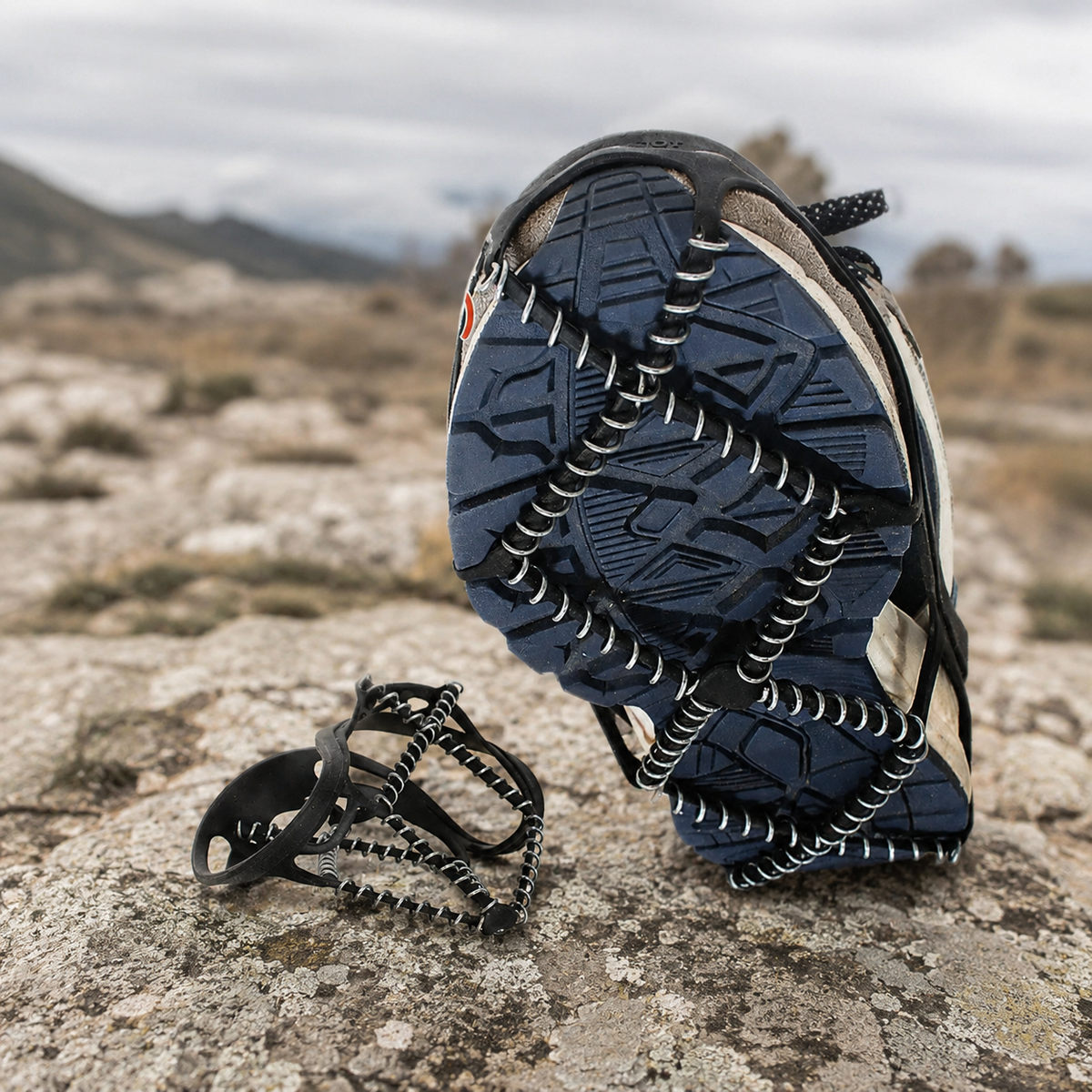 Chaînes pour Chaussures - Crampons Neige et Montagne